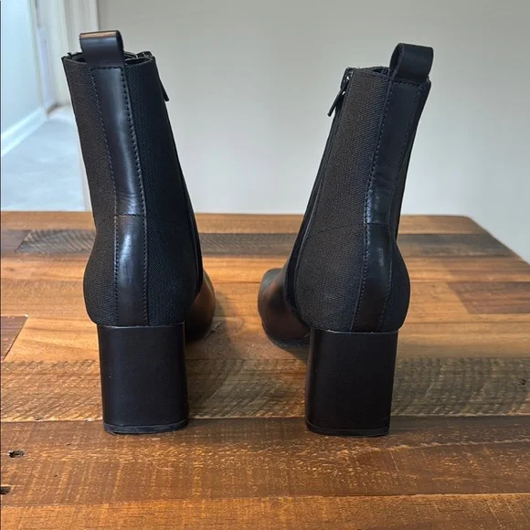 Nine West Black Ankle Boots - Picture 2 of 3